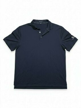 Peter Millar Crown Crafted Navy Short-Sleeve Performance Polo XL